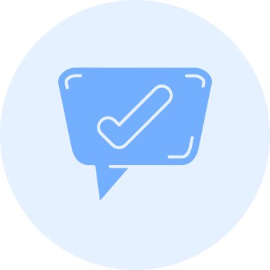 Yumuşak mavi arkaplanda izole edilmiş modayı işaretle