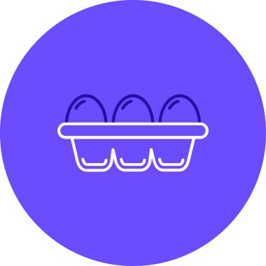 Yumurta simgesinin vektör çizimi