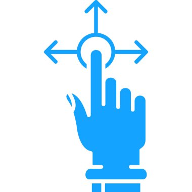 Haçlı bir elin vektör çizimi