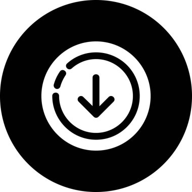 ok simgesinin vektör illüstrasyonu