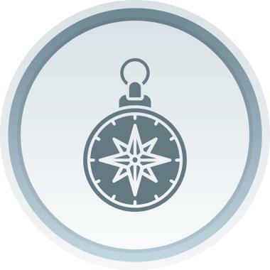 pusula simgesi, vektör illüstrasyonu