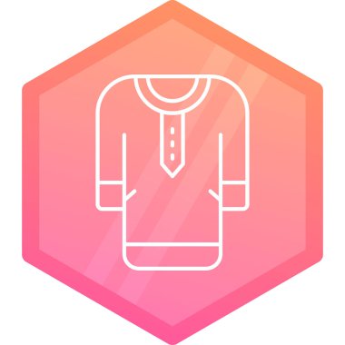 Benzersiz erkek ceket vektör simgesi