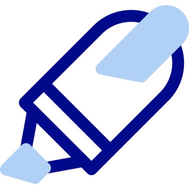 Tek bir tıbbi maskenin vektör çizimi