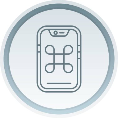 akıllı telefon simgesi vektör illüstrasyonu