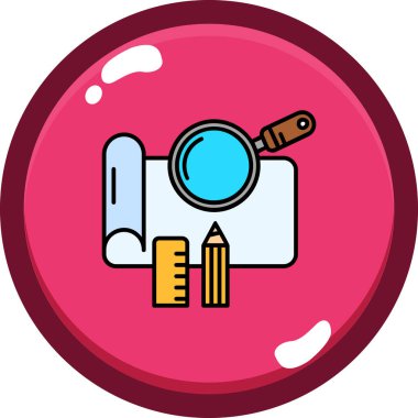 Pusula. Web simgesi basit illüstrasyon