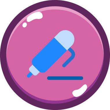 Boya fırçası. Basit resimleme