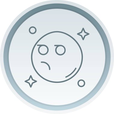 Moda tarzında hüzünlü simge izole edilmiş arka grup