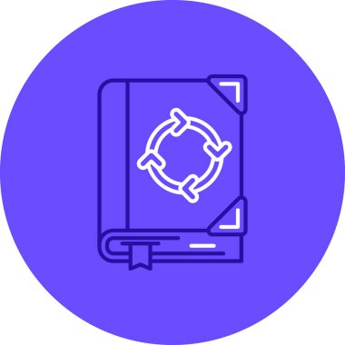 Dizin modern simgesinin vektör illüstrasyonu