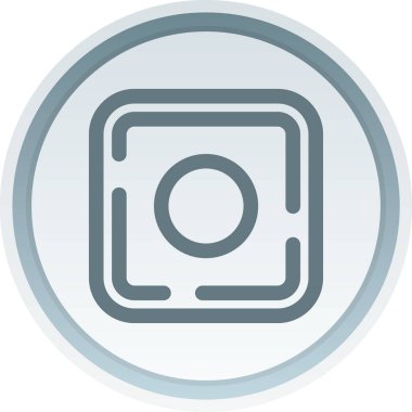 Eşsiz Kamera Vektör Satırı Simgesi