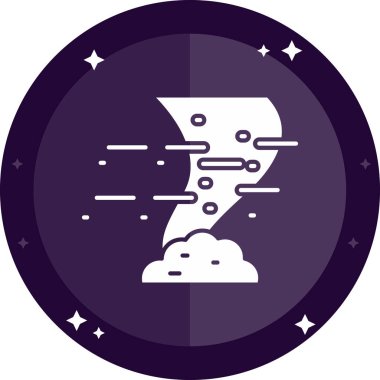 İyi geceler ay. vektör illüstrasyonu