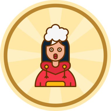 Vektör illüstrasyonu, simge ögesi arkaplanı