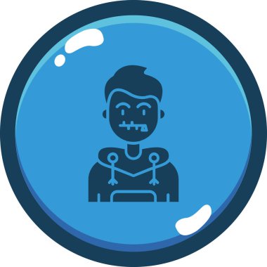 Maskeli bir adamın vektör çizimi