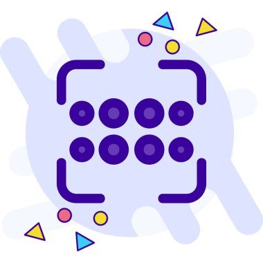 Seo simgesinin vektör illüstrasyonu