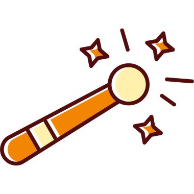 Çizgi film sihirli değneğinin vektör çizimi