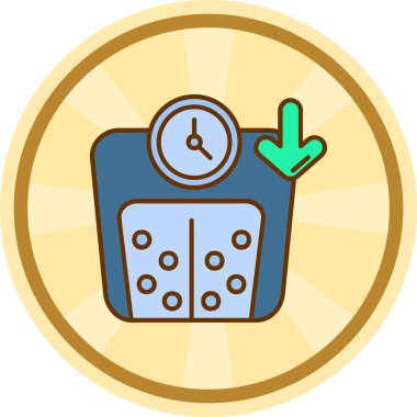 Kumarhane rulet makinesi simgesi - taslak biçimi