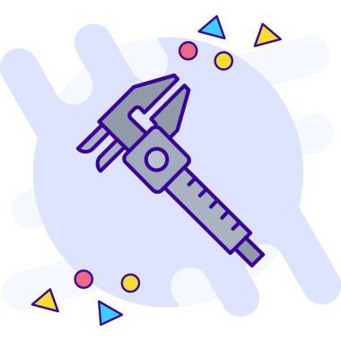 tornavida ikonu vektör çizimi