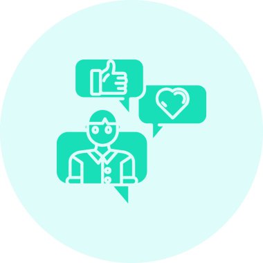 İkon gibi. Web için vektör simgelerinin basit gösterimi