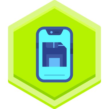 akıllı telefon simgesi vektör illüstrasyonu