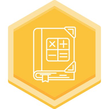 Kitap simgesini, basit vektör çizim