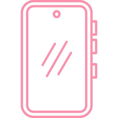 Telefon simgesi vektör illüstrasyonu