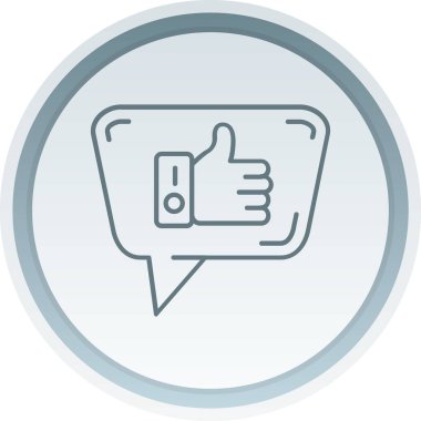 Beyaz bir simgenin beyaz arkaplanının vektör çizimi