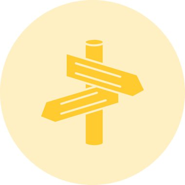 ok yönü simgesi ana hat biçiminde