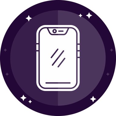 Telefon simgesinin vektör illüstrasyonu