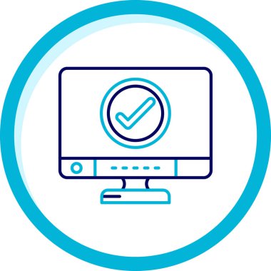 işaret simgesini işaretle, vektör illüstrasyonu