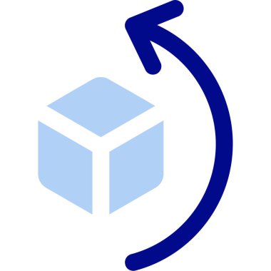 Kutu. Web simgesi basit illüstrasyon