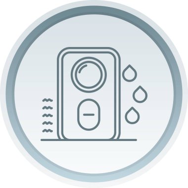 Modern b 'nin vektör illüstrasyonu denetim simgesinden yoksun