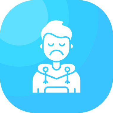 Maskeli bir adamın vektör çizimi