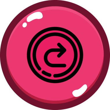 Bir topun vektör illüstrasyonu