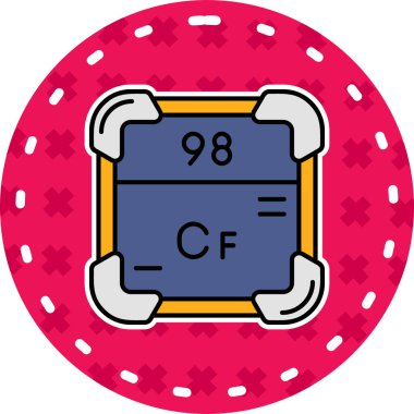 Kumarhane fişi. Basit illüstrasyon