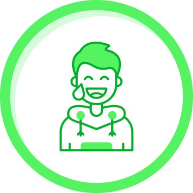 Dizüstü bilgisayarı olan kadın, vektör çizimi