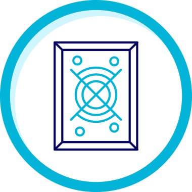 Modern simgenin vektör illüstrasyonu