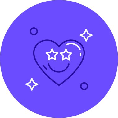 Bir kalbin vektör illüstrasyonu