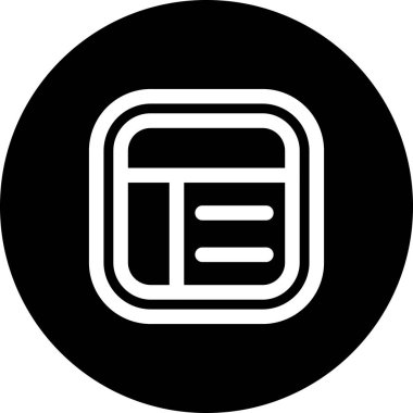 Yiyecek ve yiyeceklerin vektör illüstrasyonu