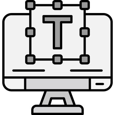 Yazıcı. Web simgesi basit tasarım