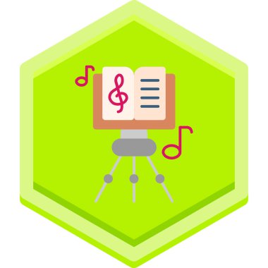 Müzik. Web simgesi basit illüstrasyon