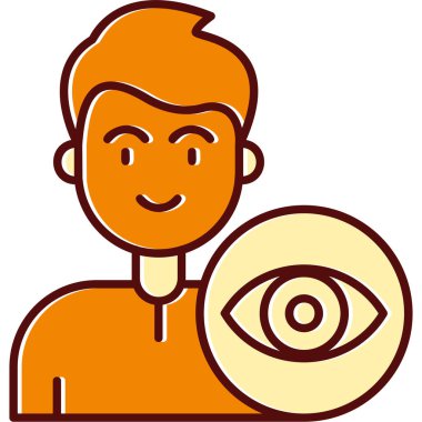 Göz Adam insan simgesi