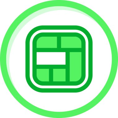 Kredi kartı ikonu vektör illüstrasyonu