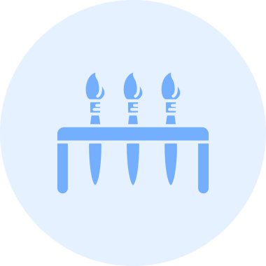 Mumlar. Web simgesi basit illüstrasyon