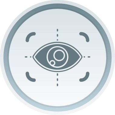 Göz simgesi vektör illüstrasyonu