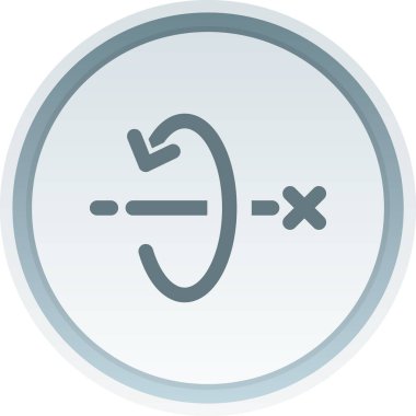 Bir haçlı mavi düğmenin vektör illüstrasyonu