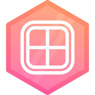 Modern bir simgenin vektör illüstrasyonu