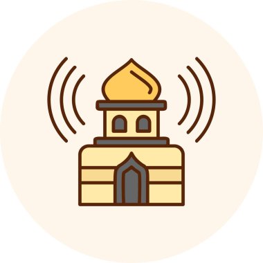 Kilise ikonu, modern tasarım çizim tasarımı