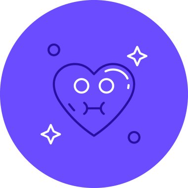 kalp ağı simgesi, vektör illüstrasyonu