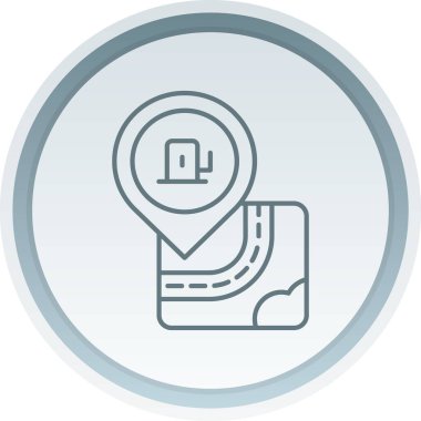 konumu simgesi harita, illüstrasyon vektör