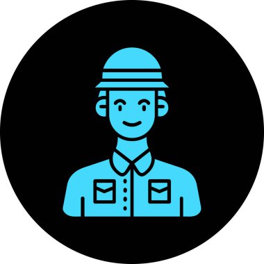 Moda tarzında izole edilmiş polis simgesi