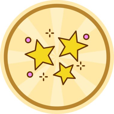 Yıldızlar. Web simgesi basit illüstrasyon